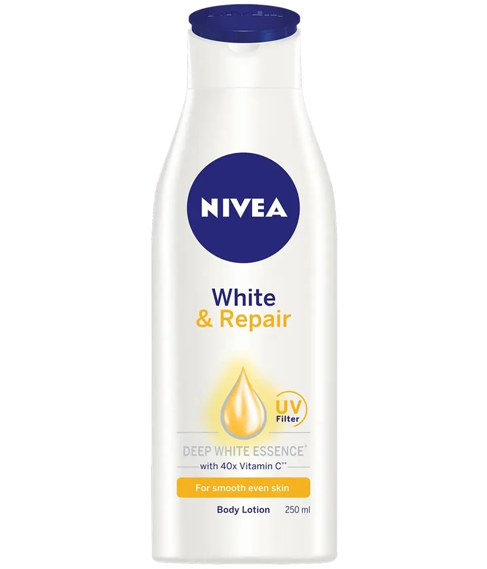 Nivea White and Repair Uv Body Lotion - Yellow