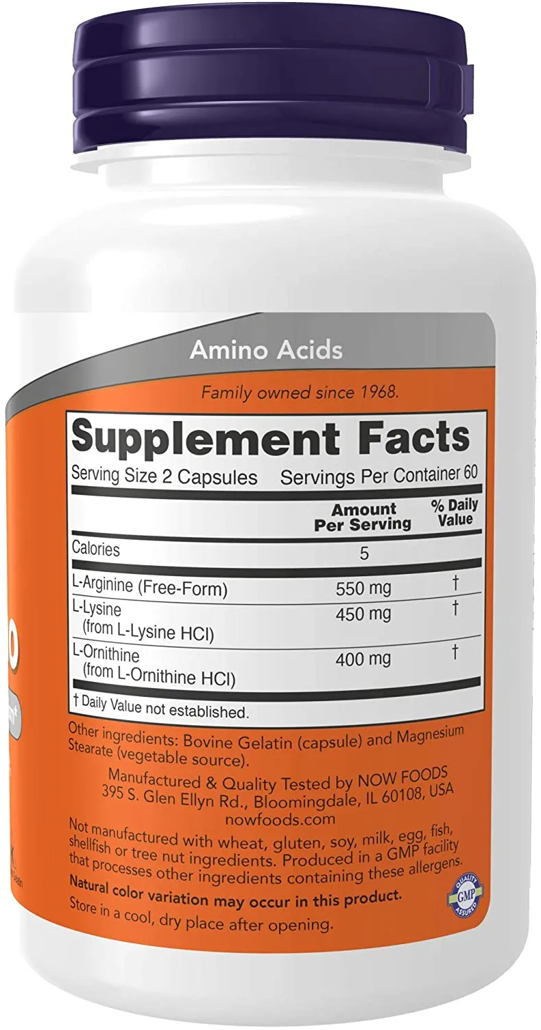 NOW Foods Tri-Amino, 120 Capsules