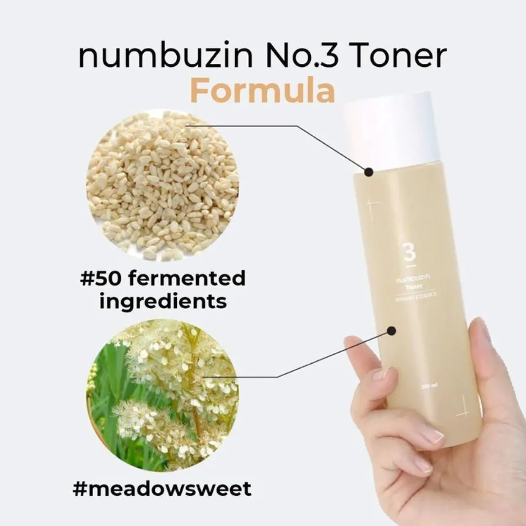 Numbuzin No.3 Super Glowing Essence Toner
