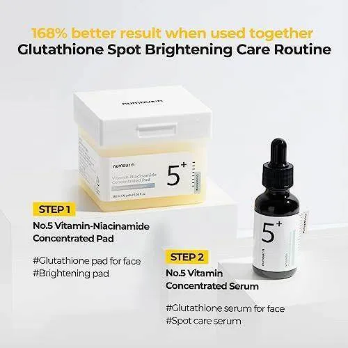 Numbuzin No.5  Niacinamide Concentrated Toner Pads 180ml/70pads US