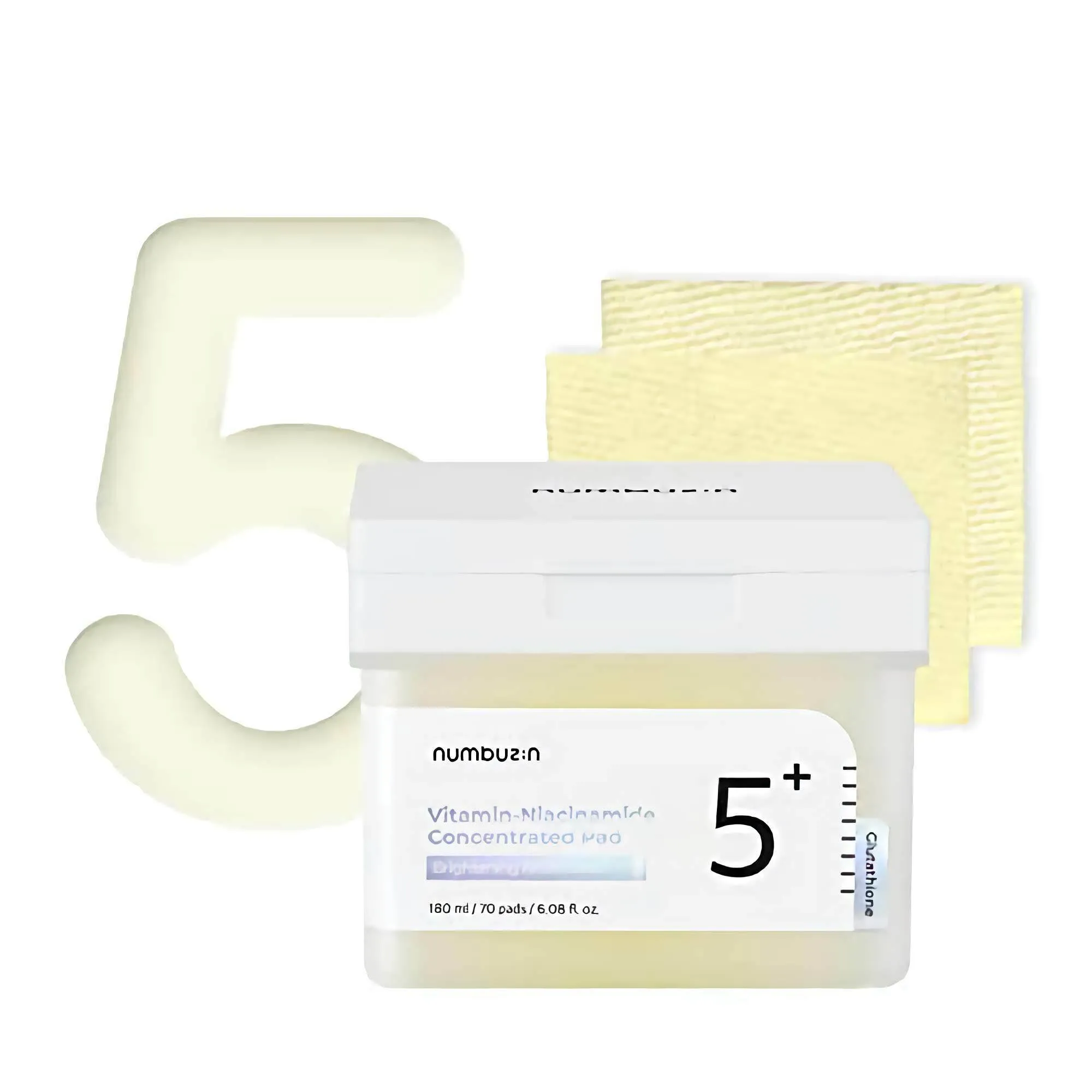Numbuzin No.5  Niacinamide Concentrated Toner Pads 180ml/70pads US