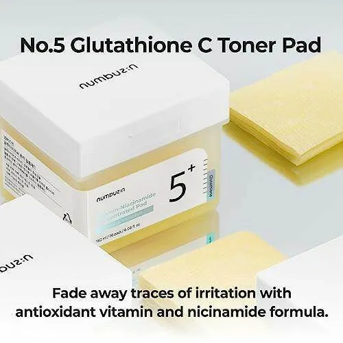 Numbuzin No.5  Niacinamide Concentrated Toner Pads 180ml/70pads US