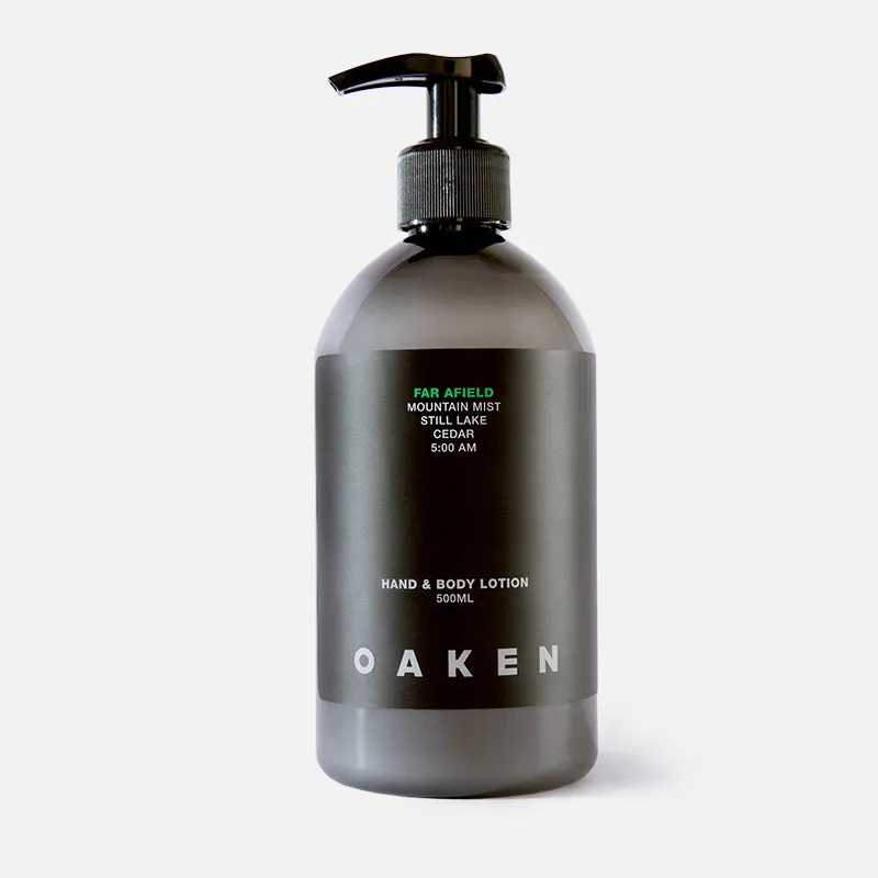Oaken Lab - Hand & Body Lotion, Far Afield, 500ml