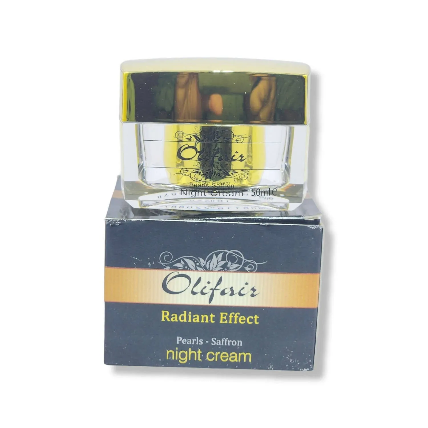 Olifair Radiant Effect Pearls - Saffron night cream 50g
