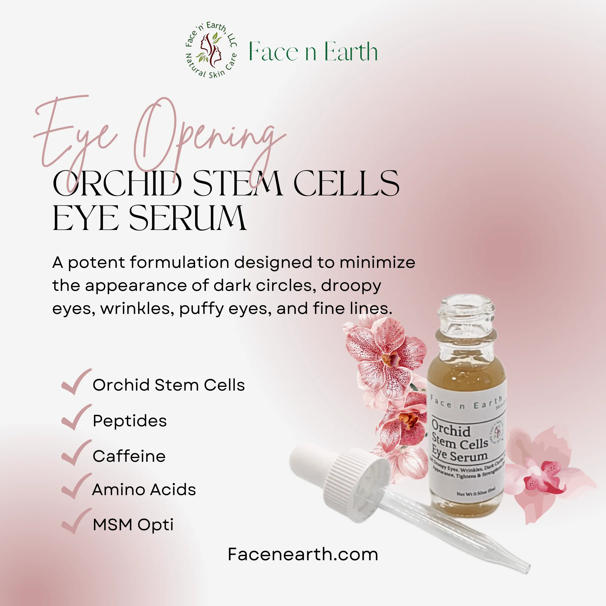 Orchid Stem Cells & Peptides Eye Serum