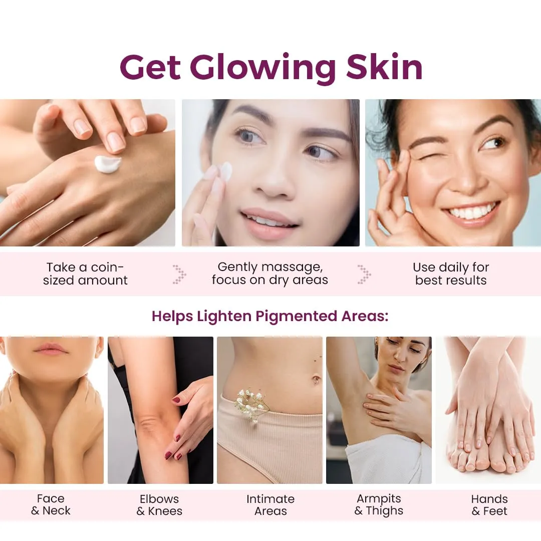 Pack of 5: Body Lotion with Shea Butter & Niacinamide | Skin Lightening & Hydrating | 200ml