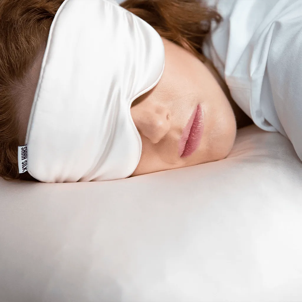Pink Silk Sleep Mask