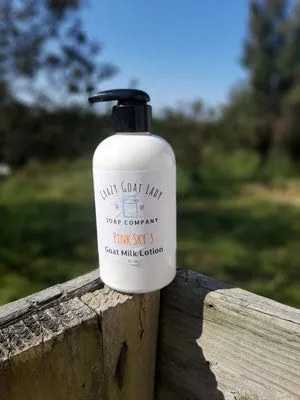 Pink Sky's Natural Goat Milk Lotion with Mango Butter – Non-Greasy, Hydrating Moisturizer for Dry Skin