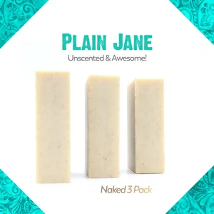 Plain Jane - Unscented and Awesome! - Naked 3 Pack