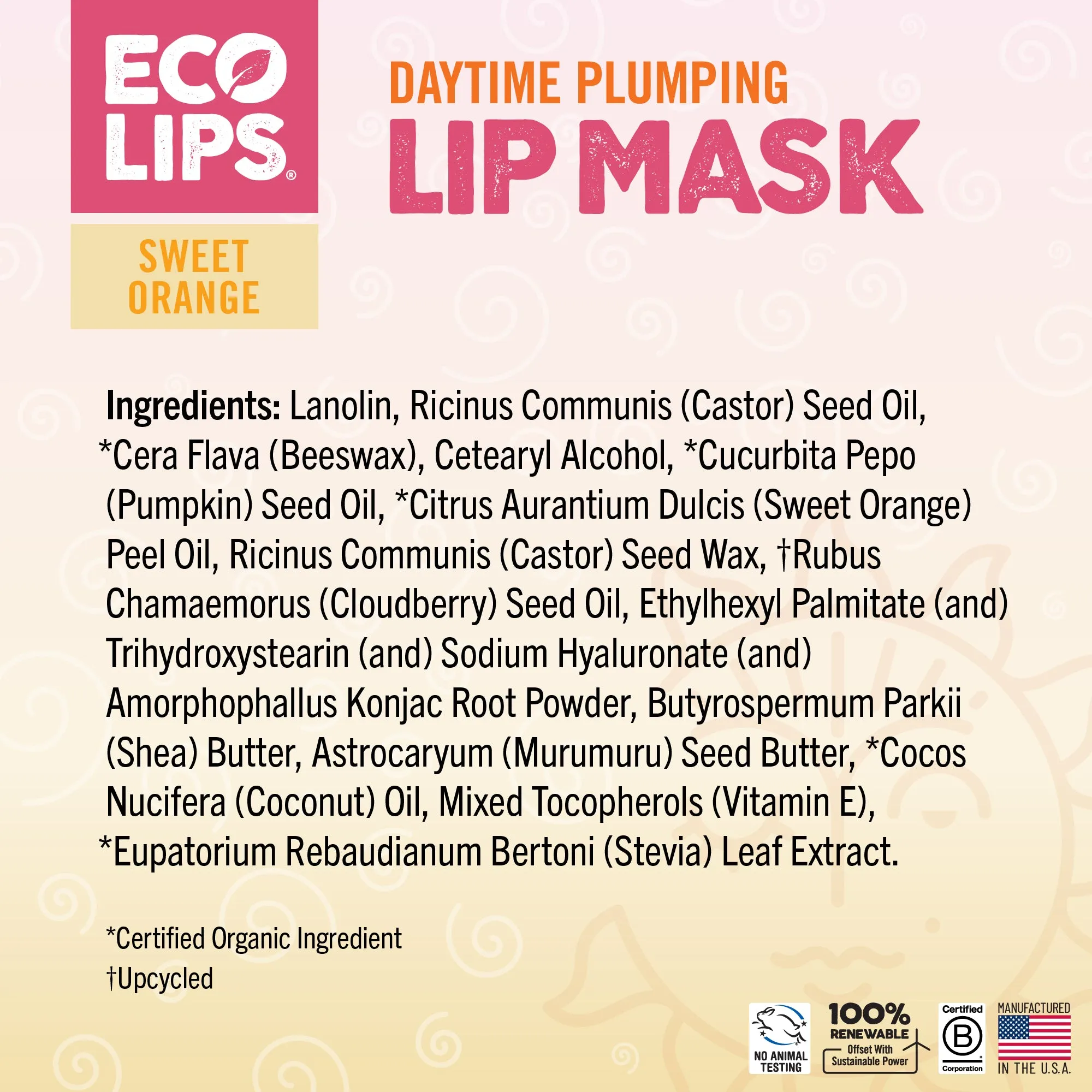 Plumping Daytime Lip Mask with Hyaluronic Acid, 2-count