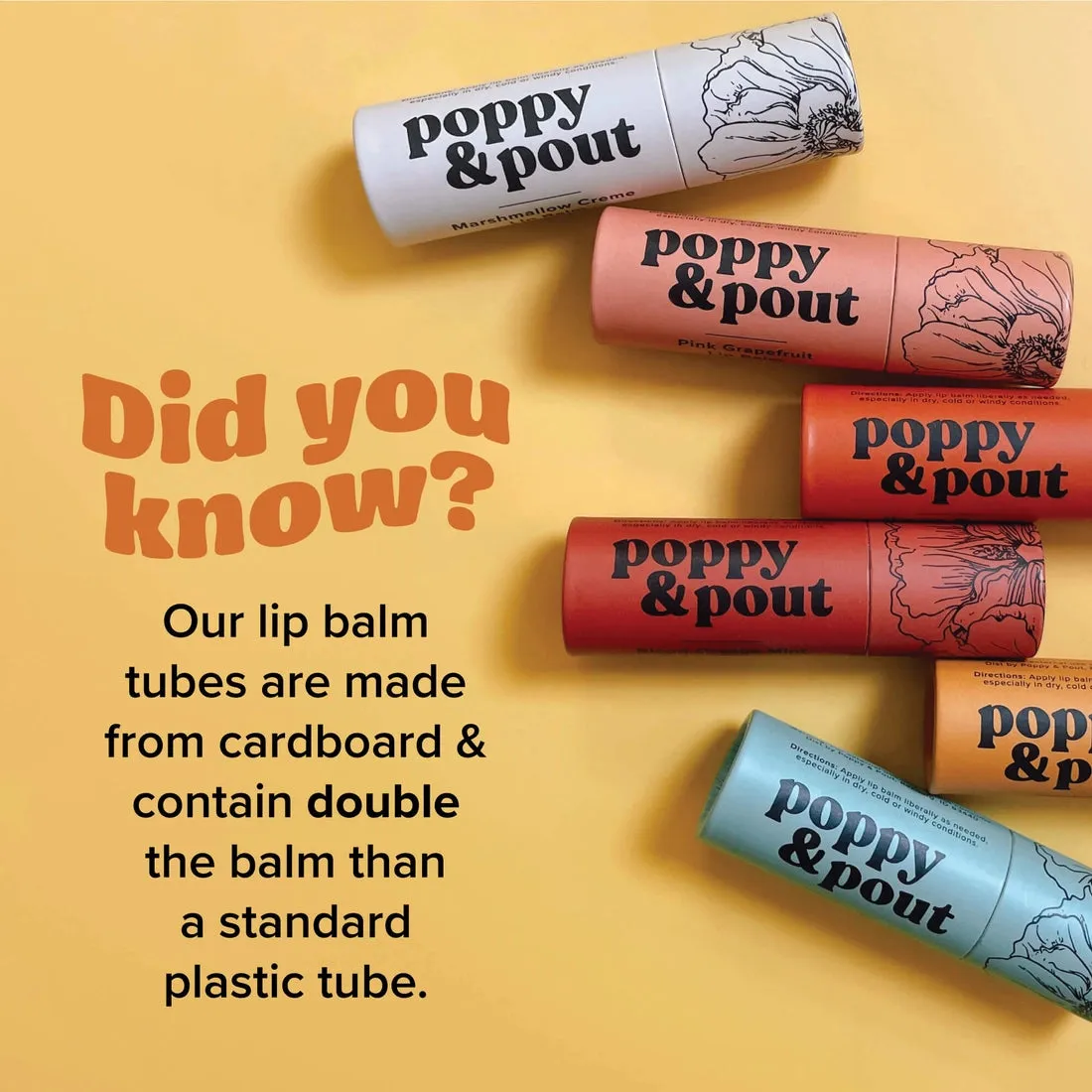 Poppy & Pout Lip Balm: Cinnamint