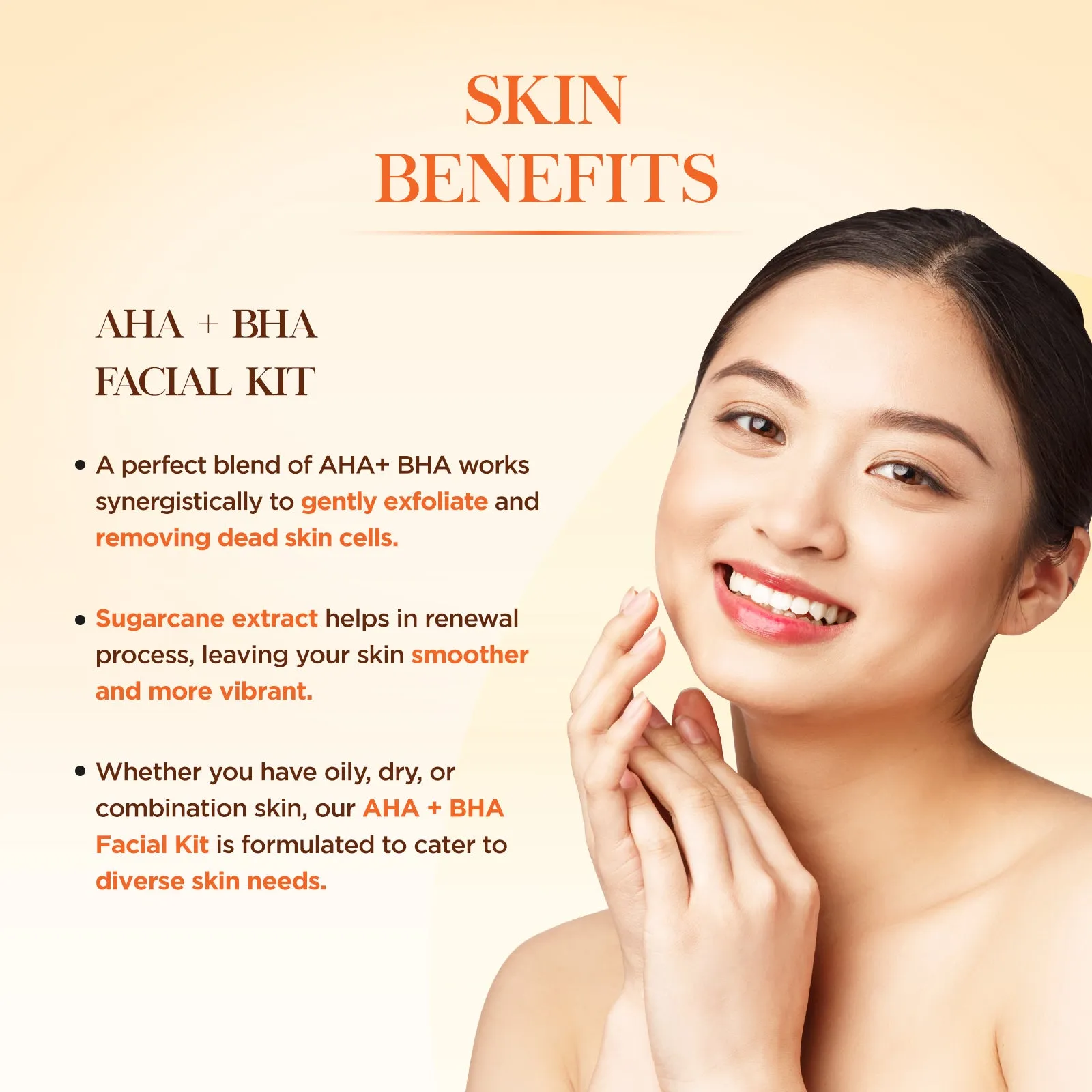 Professional AHA   BHA Facial kit  | 6 Steps 12 facial kit Set