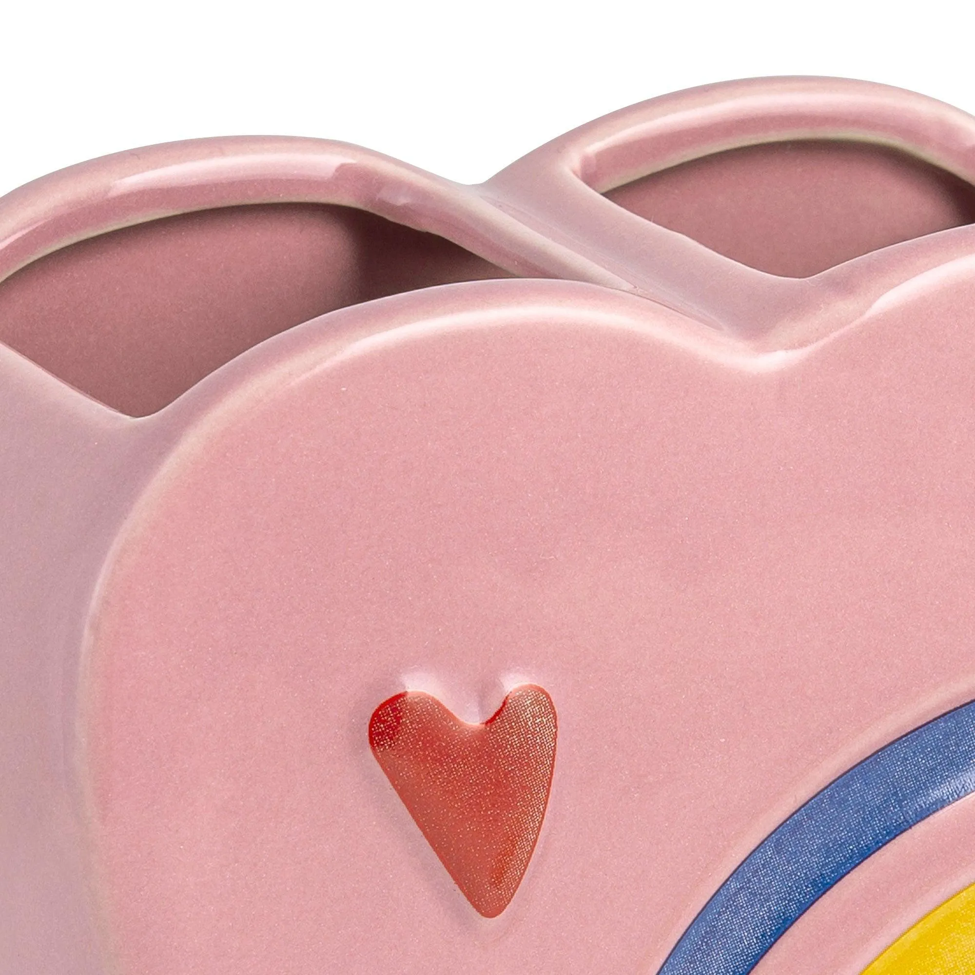 Rainbow Hearts 3-Piece Bathroom Accessory Set