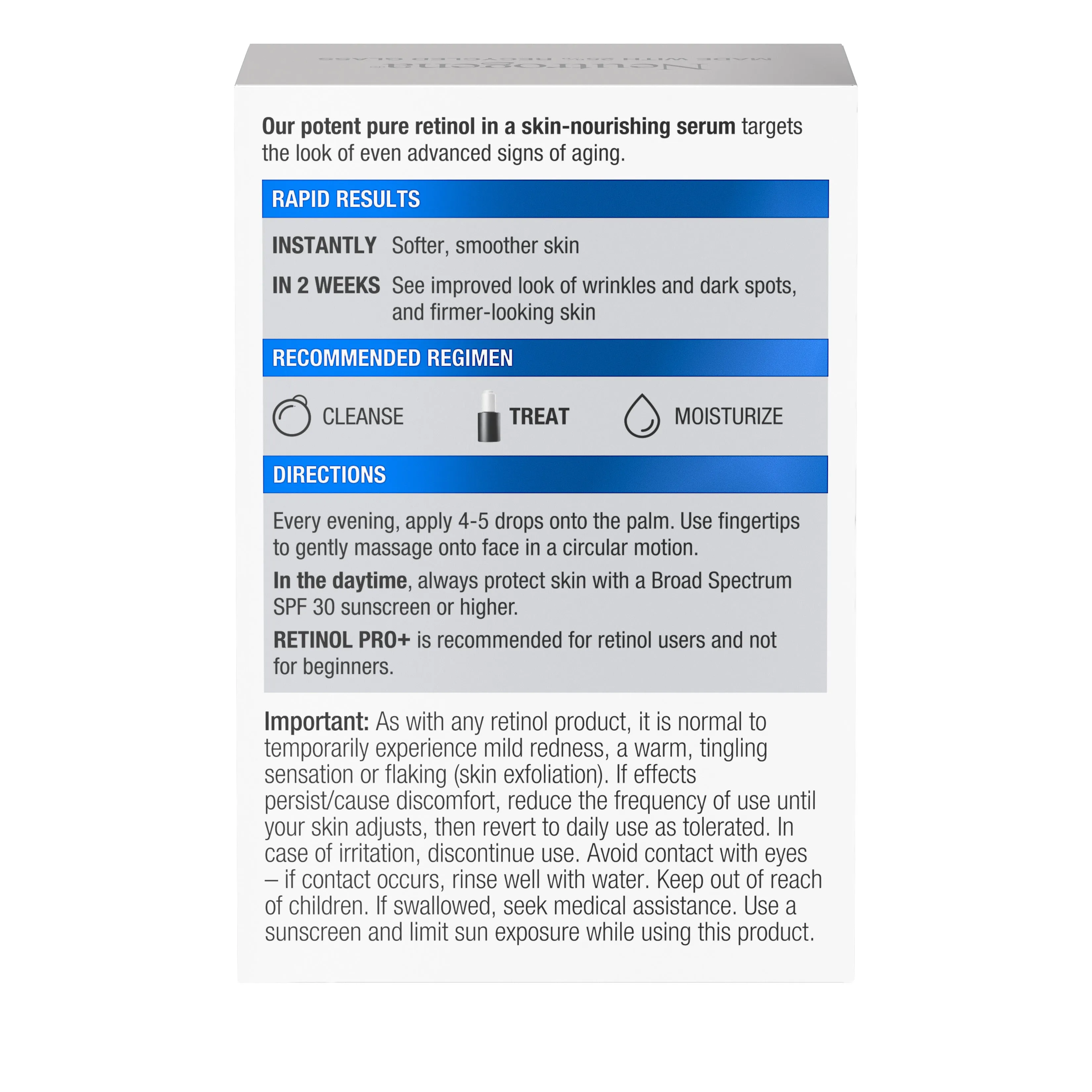 Rapid Wrinkle Repair Retinol Pro  .5% Power Serum