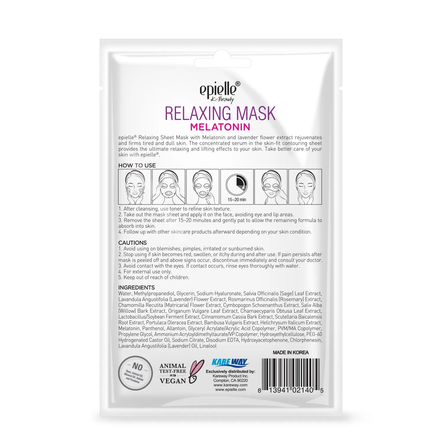 Relaxing Melatonin Mask