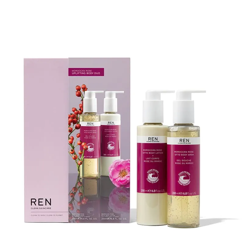 REN Moroccan Rose Uplifting Body Duo Gift Set Discontinued