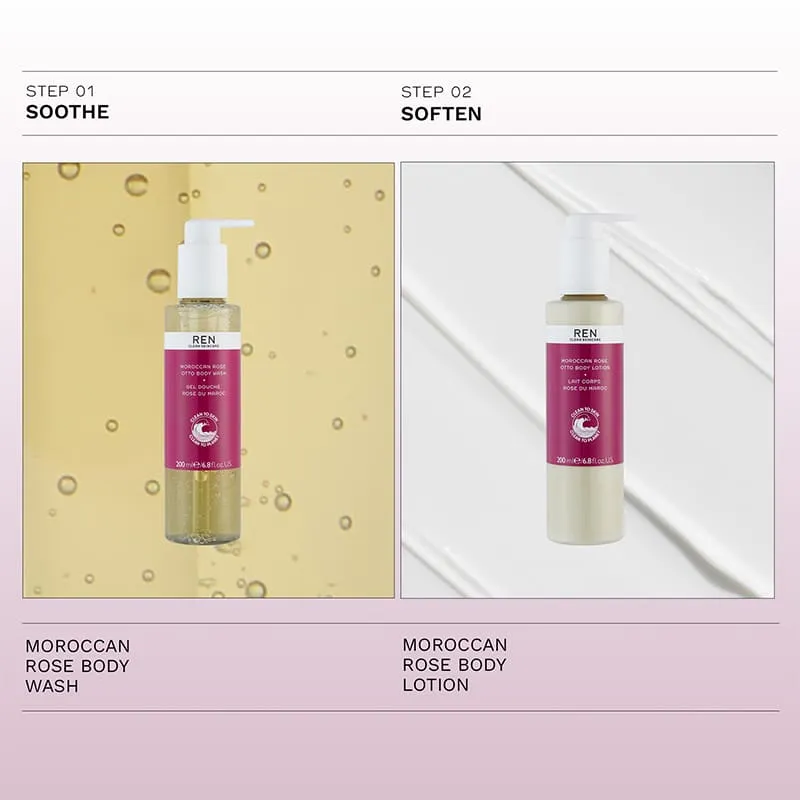 REN Moroccan Rose Uplifting Body Duo Gift Set Discontinued
