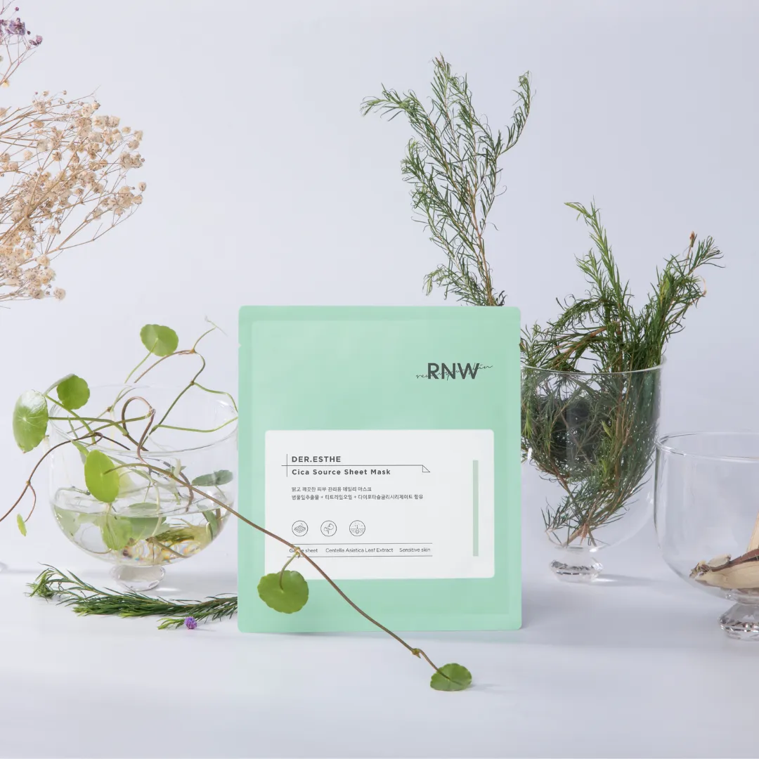 RNW DER.ESTHE Cica Source Sheet Mask (10 Sheet)