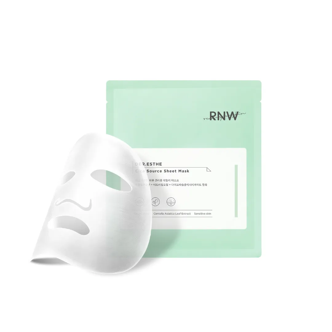 RNW DER.ESTHE Cica Source Sheet Mask (10 Sheet)