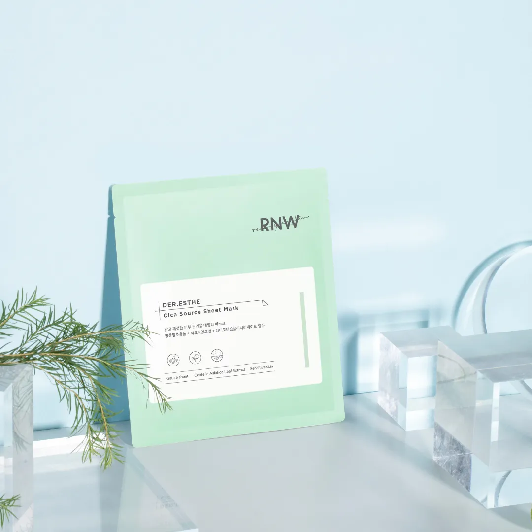 RNW DER.ESTHE Cica Source Sheet Mask (10 Sheet)