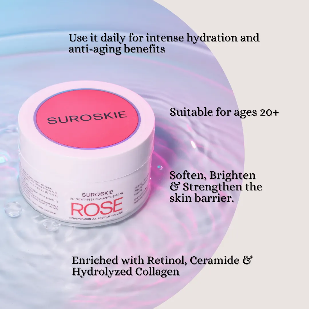 ROSE DEEP HYDRATION COLLAGEN SLEEPING MASK(90GM)