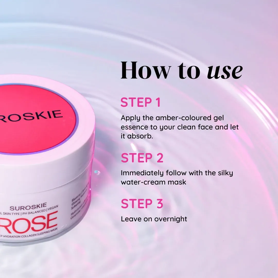 ROSE DEEP HYDRATION COLLAGEN SLEEPING MASK(90GM)