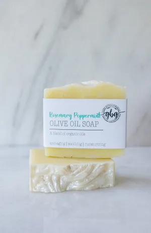 Rosemary Peppermint Olive Oil Soap