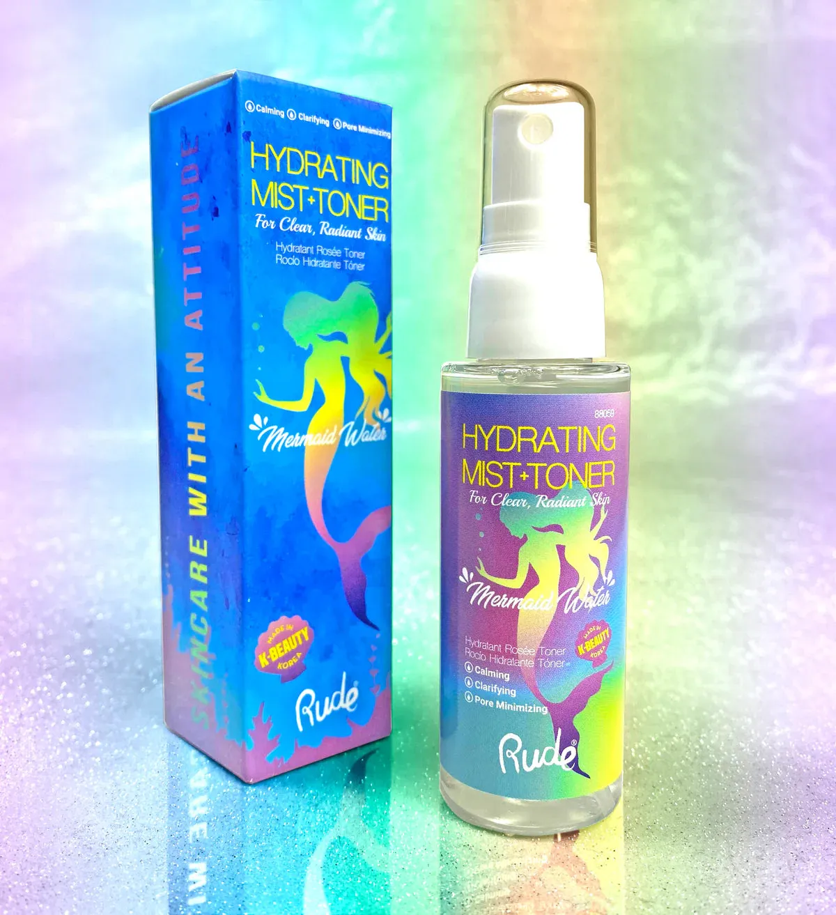 RUDE Mermaid Water Hydrating Mist Toner