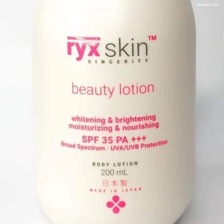 Ryx Skin Beauty Lotion | Whitening and Brightening lotion | 200ml spf 35 PA   | Made in Japan
