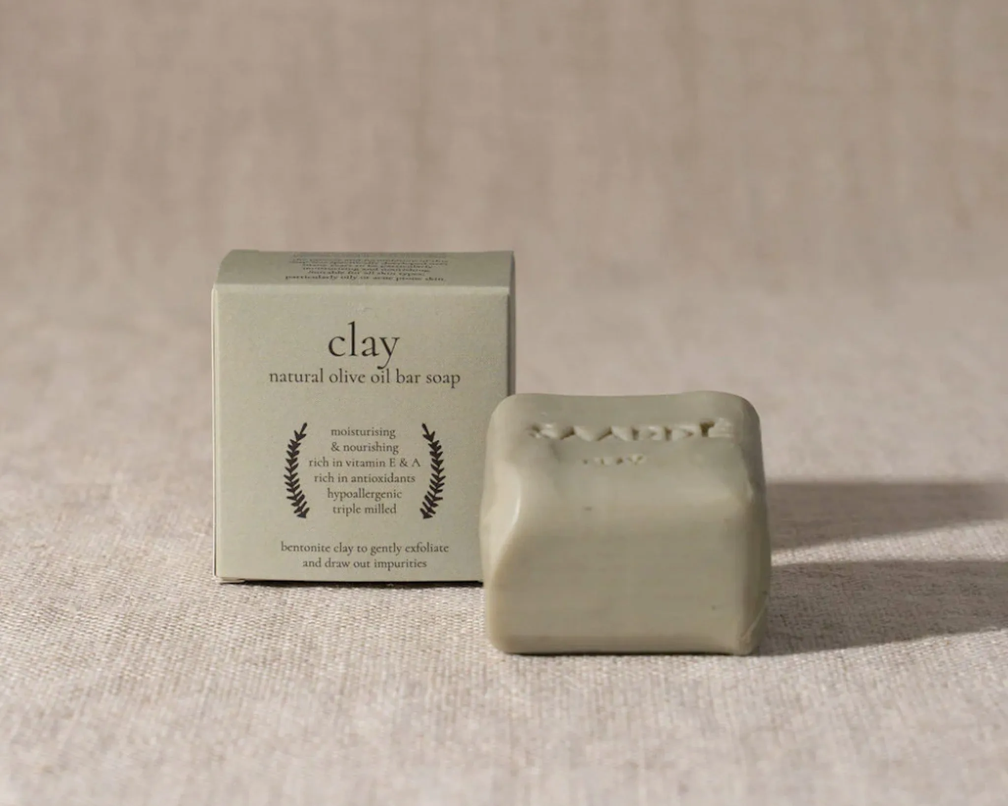 Saardé Olive Oil Soap Bar | Clay