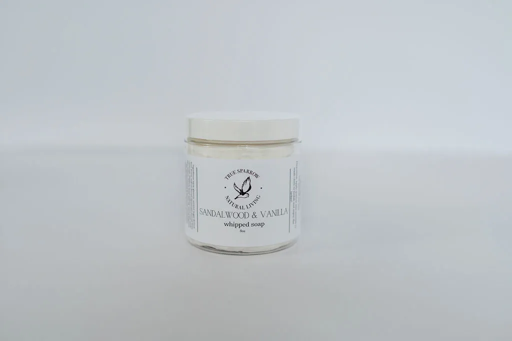 Sandalwood & Vanilla Whipped Soap