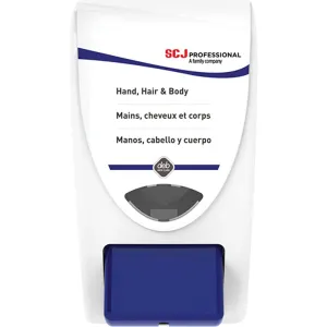SC JOHNSON PROFESSIONAL Cleanse Shower Gel Dispenser, Push, 2000 ml Capacity, Cartridge Refill Format 3/Pack
