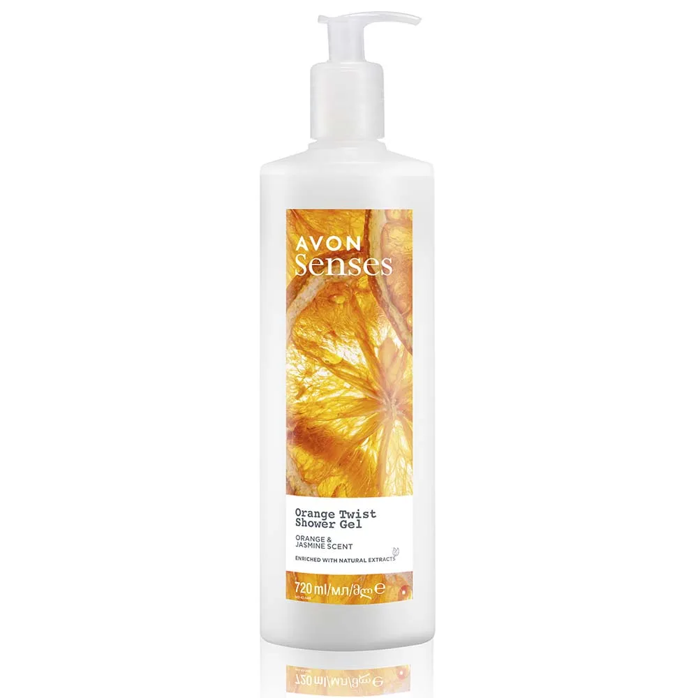 Senses Orange Twist Shower Gel: Orange & Jasmine - 720ml