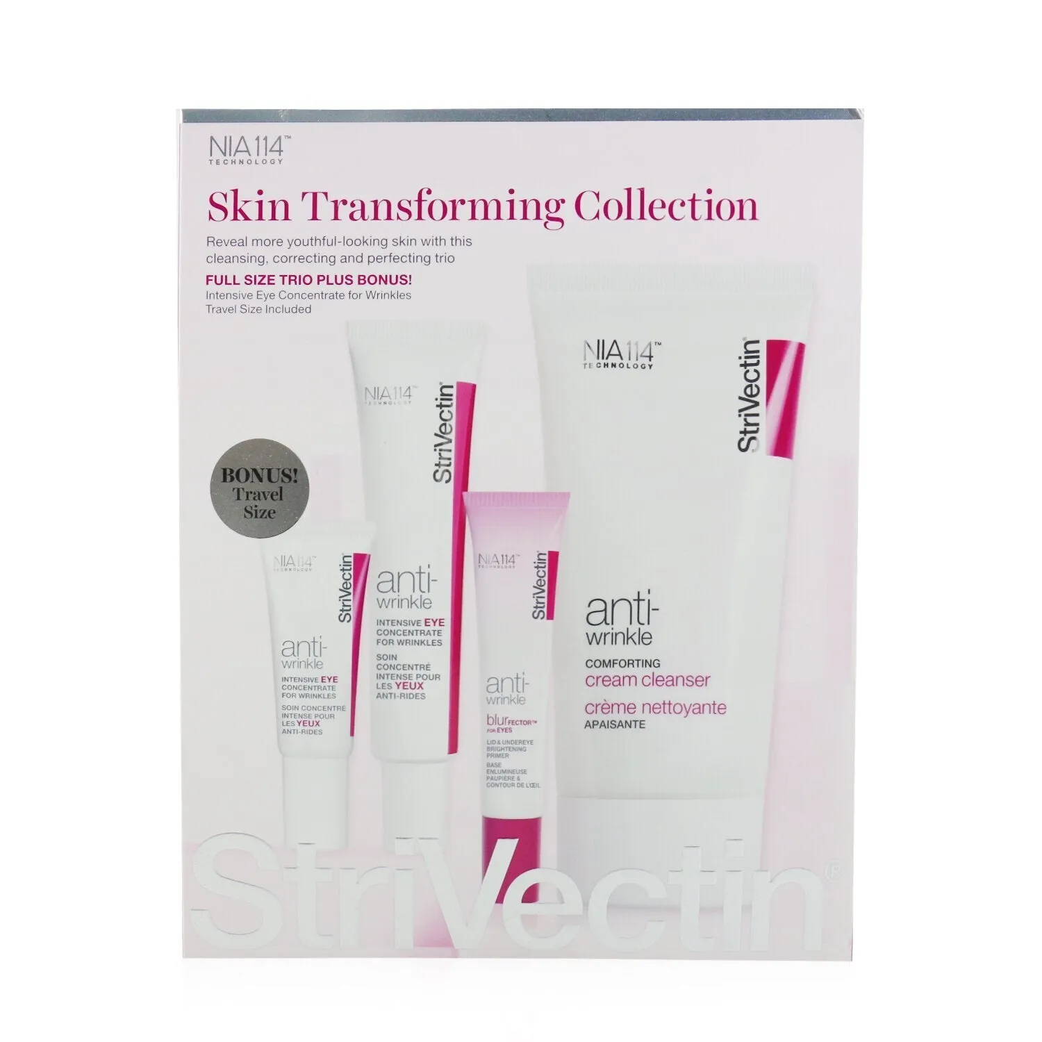 Skin Transforming Collection (Full Size Trio):  Cleanser 150ml   Eye Concentrate (30ml 7ml)   Eyes Primer 10ml