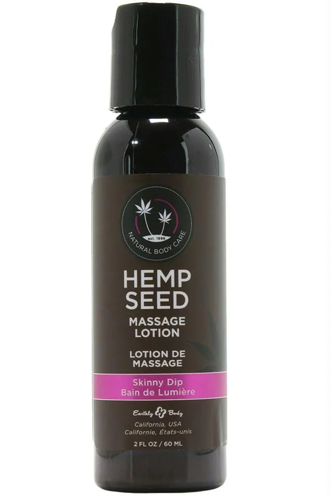 Skinny Dip Hemp Seed Massage Lotion in 2oz-60ml