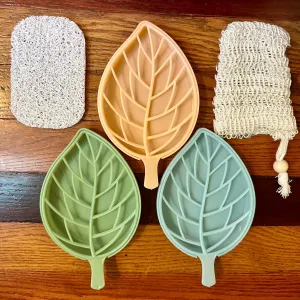 Soap Saver Soap Tray for Bar Soaps Pouch Cotton Soap Bag Exfoliating Soap Holder Bags for Exfoliation Body Scrubby Face Scrubber Washcloth