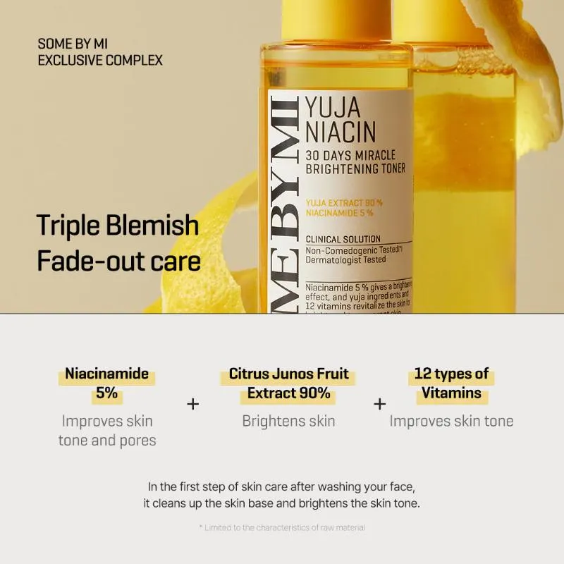 Somebymi Yuja Niacin Brightening Toner 150 ml / 5.07 fl. oz. *new packaging