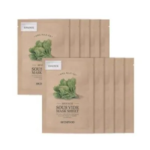 Sous Vide Mask Sheet 10 Mask Spinach