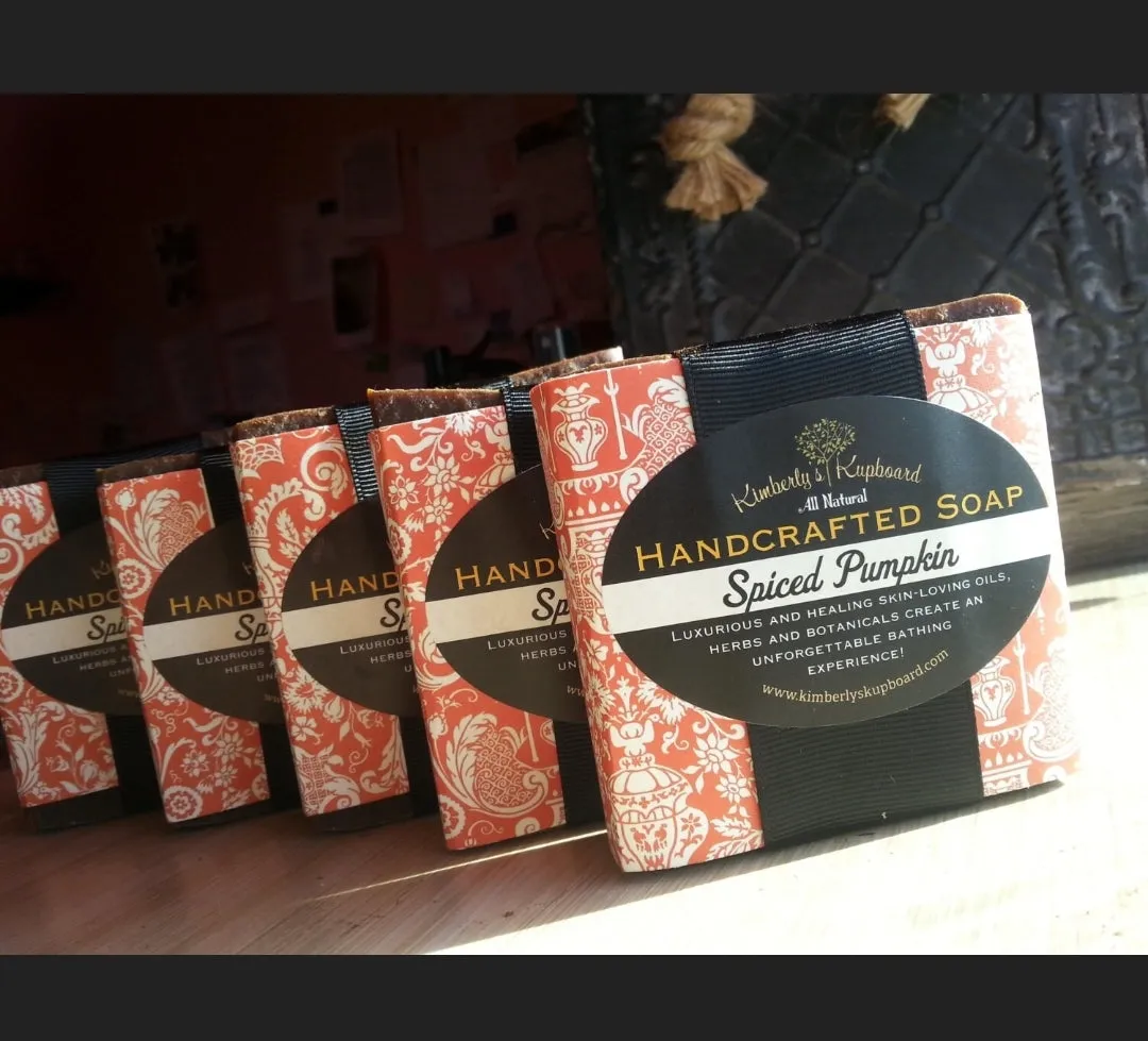 Spiced Pumpkin Soap--natural Cold Process Tallow Soap