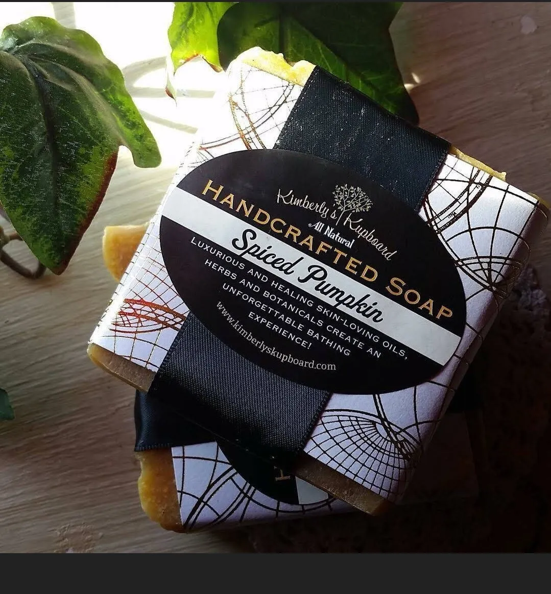 Spiced Pumpkin Soap--natural Cold Process Tallow Soap