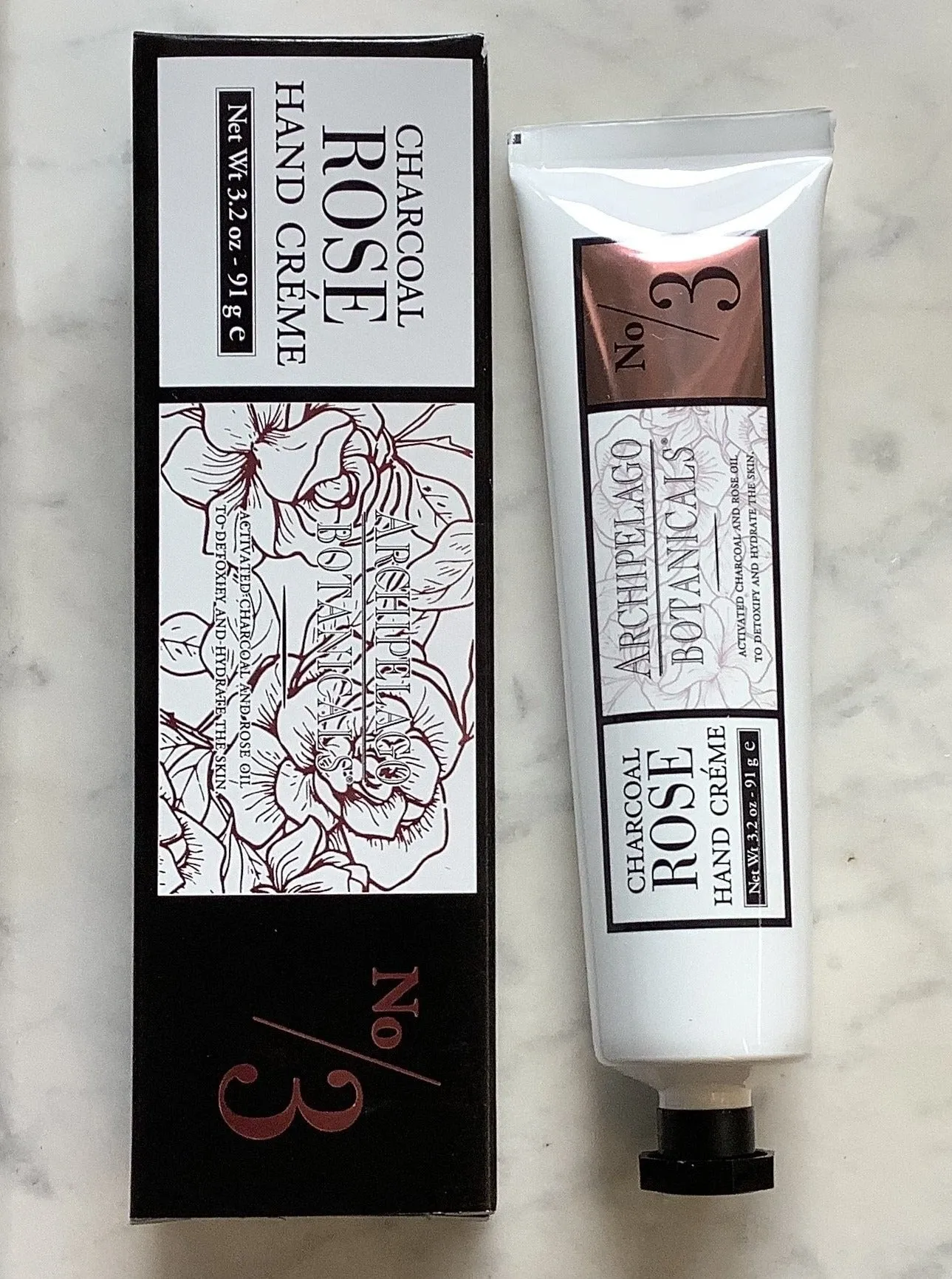 Super moisturizing Charcoal Rose hand cream