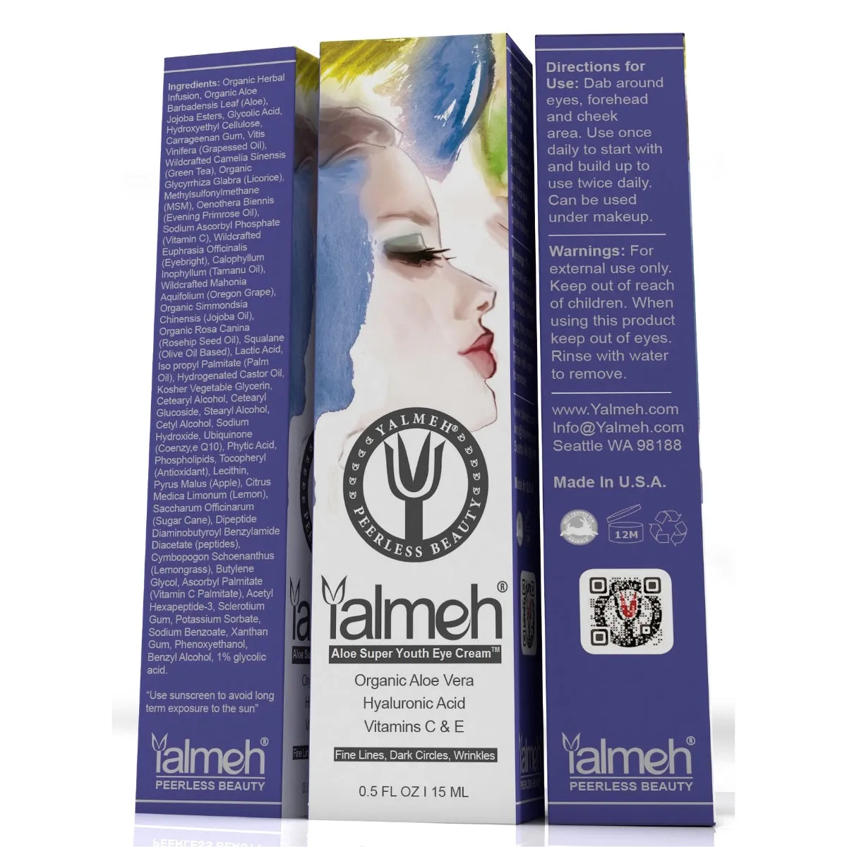 Super Youth® Eye Cream To Reduce Dark Circles, Eye Bags, Fine Lines And Wrinkles 30g