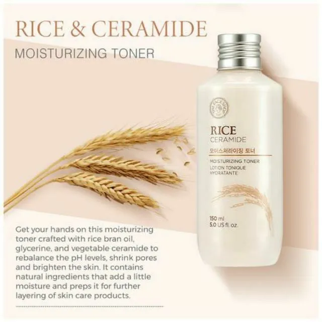 THE FACE SHOP Rice & Ceramide Moisturizing Toner