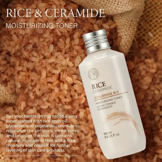 The Face Shop Rice and Ceramide Moisturizing Toner 150ml