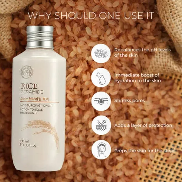 The Face Shop Rice and Ceramide Moisturizing Toner 150ml