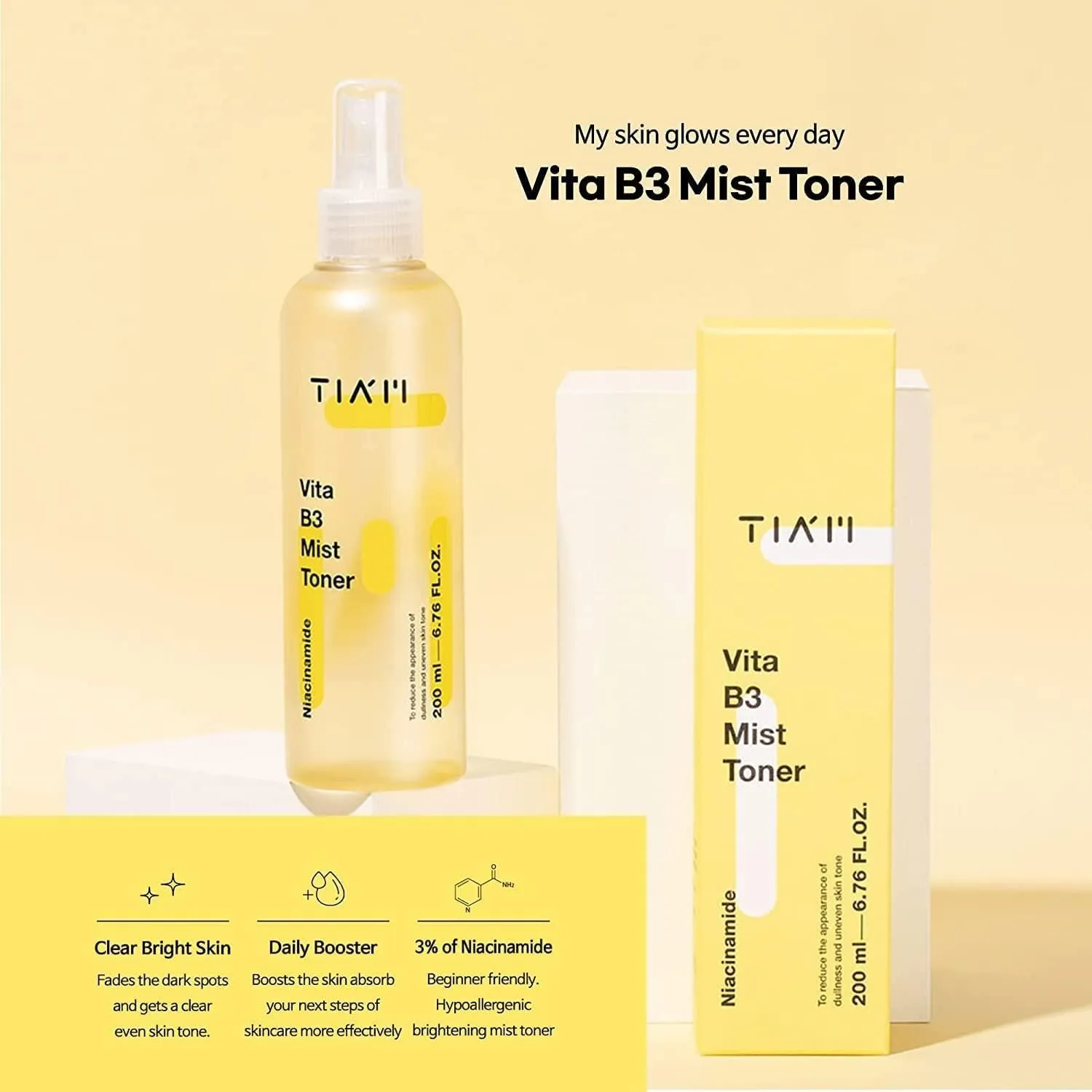 TIAM Vita B3 Mist Toner 200ml