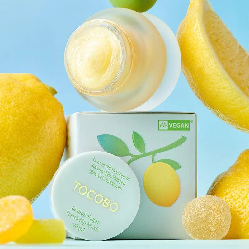 [TOCOBO] Lemon Sugar Scrub Lip Mask 20ml