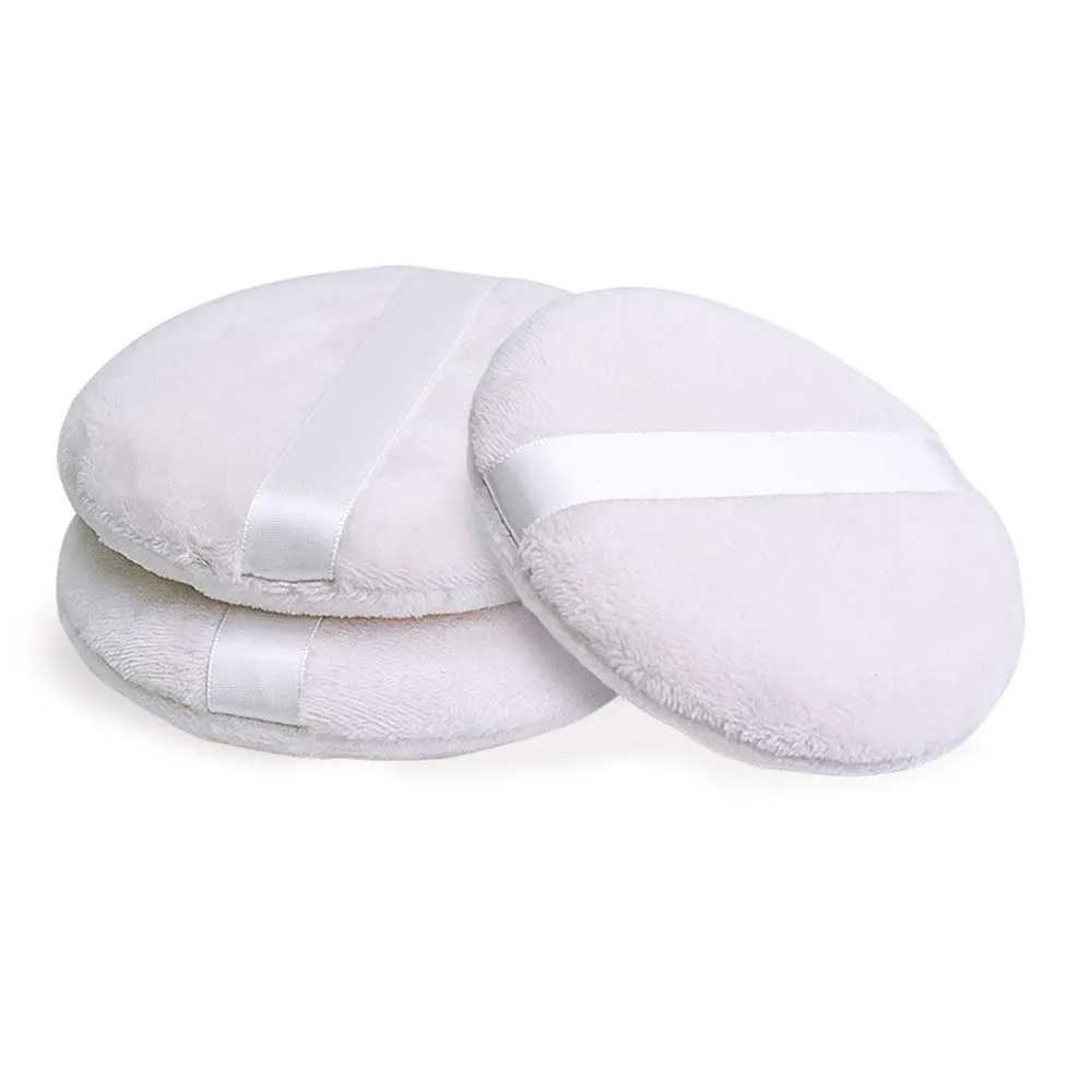 Topwon 4'' Large Baby Powder Puff/Body Powder Puff - Great to Appling for After Bath Powder