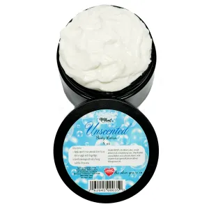 Unscented Organic Moisturizing Fragrance Free Body Lotion Shea Cocoa Butter 4 oz