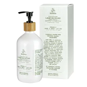 Urban Rituelle Lemongrass, Lemon Myrtle, Grapefruit & Eucalyptus Organic Hand & Body Lotion